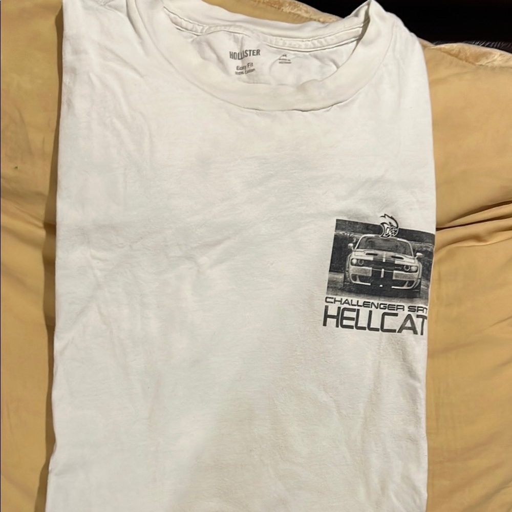 Hollister White Short Sleeve Tee Classic Cotton